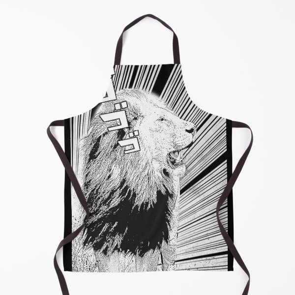 Item preview, Menacing Lion Manga Anime Style designed and sold by TravelPostcardGems.