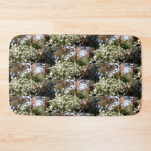 Item preview, White oleanders and pine trees designed and sold by Shulie1.