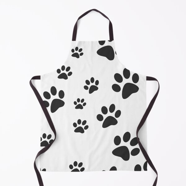 Item preview, A simple classic black and white paw print design. A paw art perfect print perfect gift for a house warming. Canine paw print art. designed and sold by Doggymadness.