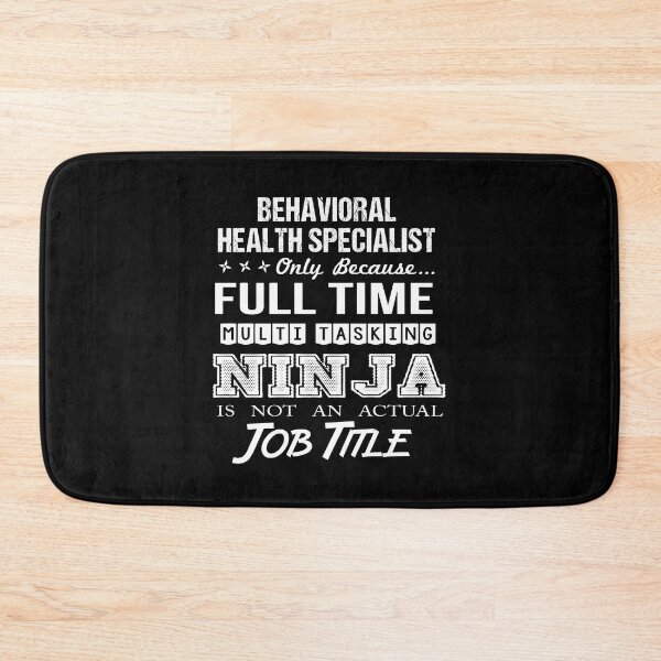 Item preview, Behavioral Health Specialist T Shirt - Ninja Job Gift Item Tee designed and sold by ritterdick.