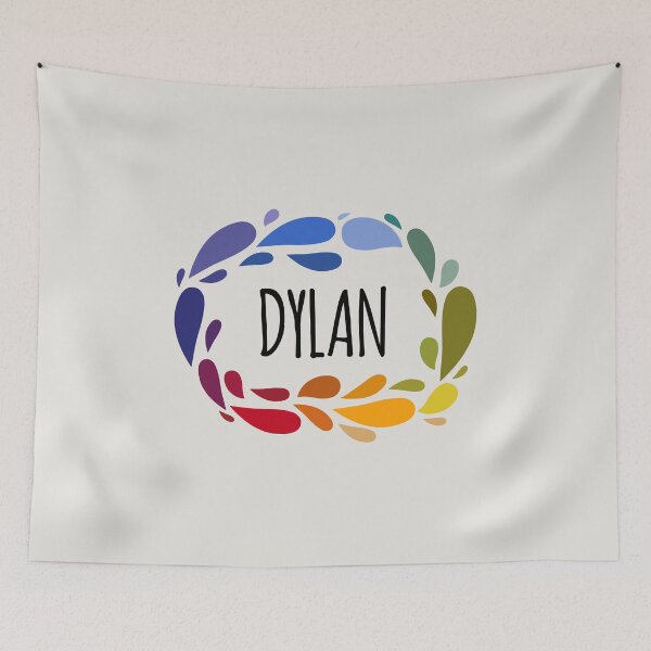 Item preview, Dylan Name Cute Colorful Gift Named Dylan designed and sold by kindxinn.