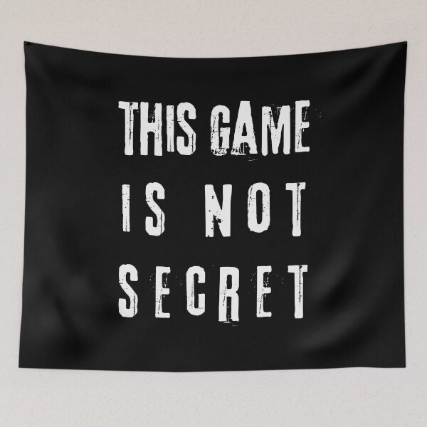 Item preview, This Game Is Not Secret designed and sold by My-Queens-Store.
