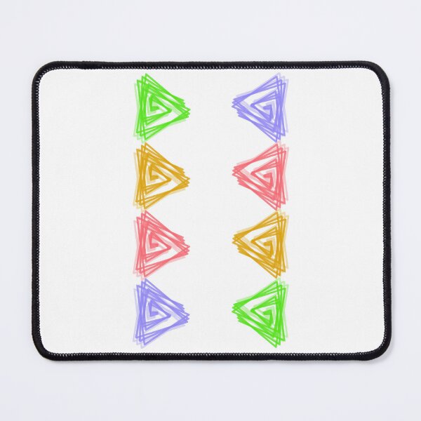 Item preview, Colorful triangles on white background designed and sold by Meo Design.