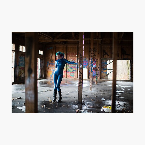Project L: Hall of graffitis Photographic Print