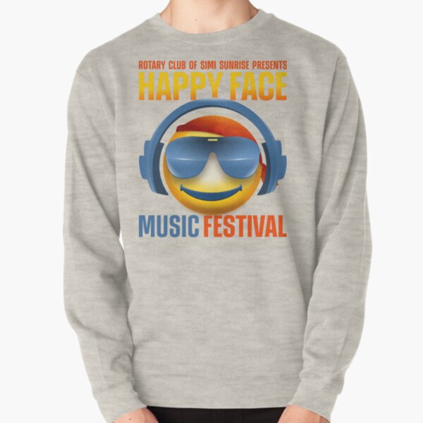 Simi Valley Happy Face Music Festival Pullover Sweatshirt