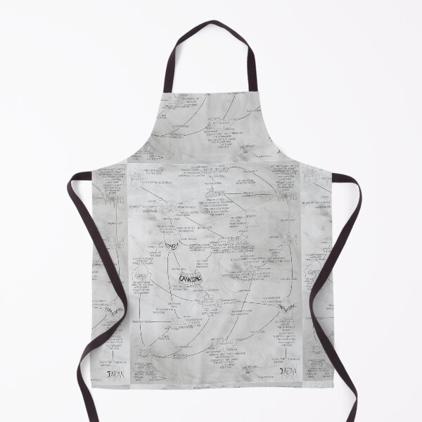 Item preview, Horror Sub-Genre Flow Chart White(portrait) designed and sold by Luke Tomlinson Artwork.