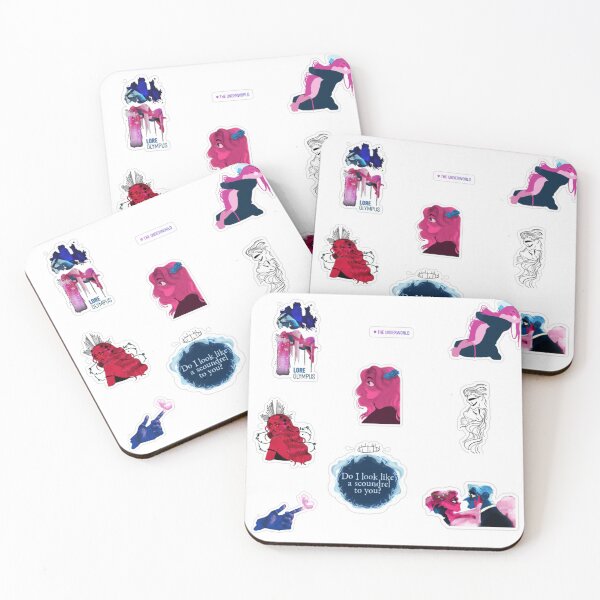 Item preview, BEST SELLING Lore Olympus Memorable Moments Webtoon Art Sticker/Magnet Value Pack #2 designed and sold by stareve.