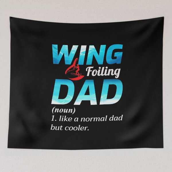 Item preview, Wing Foiling Hydrofoil Surfing Dad Fathers Day designed and sold by CuteDesigns1.
