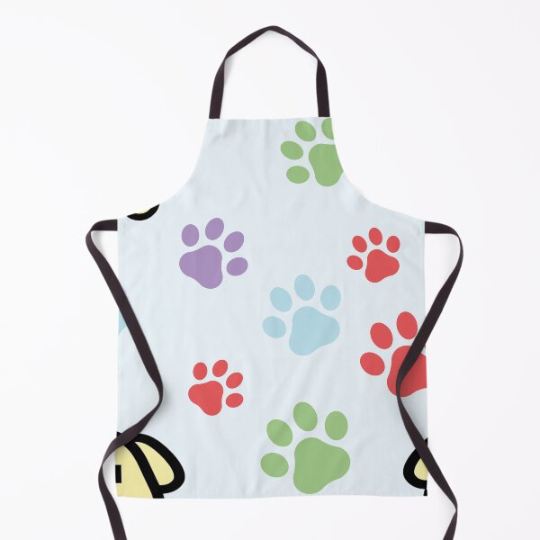 Item preview, A colourful dog paw print and dog face design.  A great gift for doglovers for their home furnishing. Decorative dog paws art for the home. designed and sold by Doggymadness.