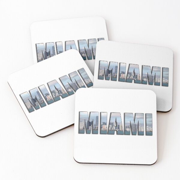 Item preview, Miami Skyline Typography designed and sold by RickyBarnard.
