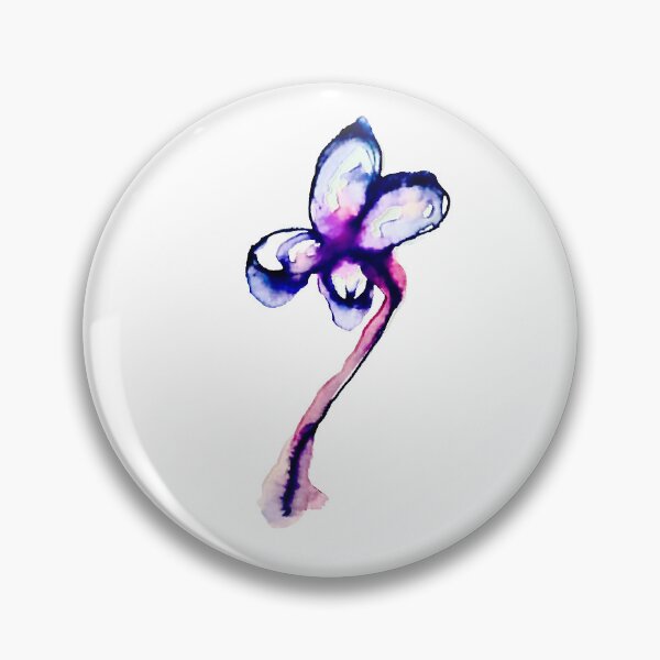 Item preview, Rare Purple Lucky Four Leaf Clover - Watercolor Saint Patrick's Day Shamrock designed and sold by Fineartpaint.