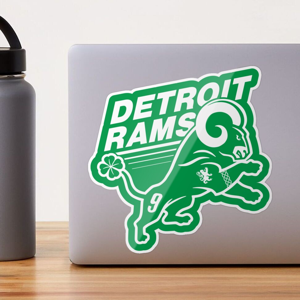 Detroit Rams Sticker for Sale by thedline