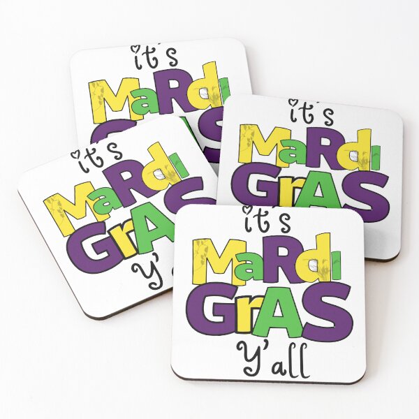 Item preview, It's Mardi Gras  Y'all, Mardi Gras, Mardi Gras Carnival Party , Fat Tuesday, New Orleans, Parade  designed and sold by JUSTDOIT ⭐⭐⭐⭐⭐.