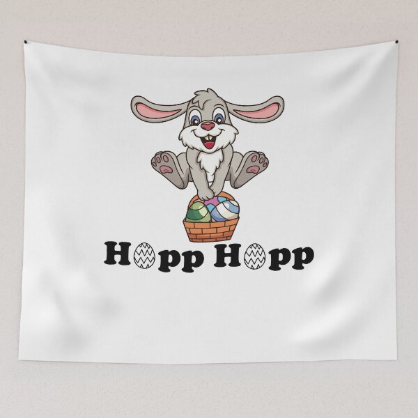 Item preview, Easter bunny hop hop designed and sold by hanneshannes02.