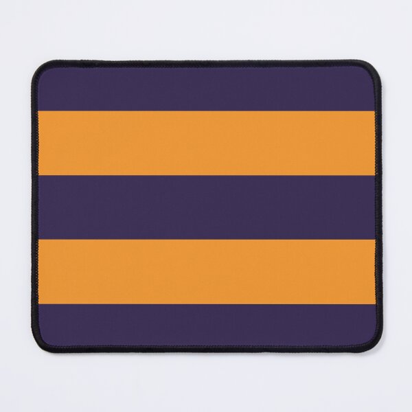 Item preview, Large NAVY BLUE and ORANGE Horizontal STRIPES designed and sold by RachelMacht.
