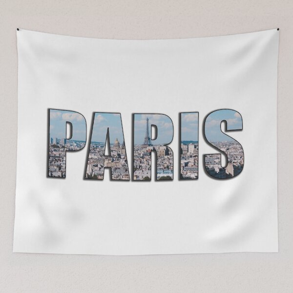 Item preview, Paris Skyline Typography designed and sold by RickyBarnard.