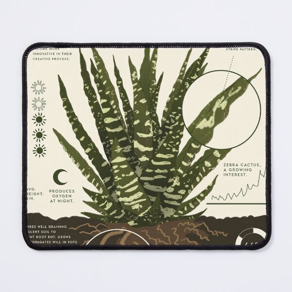Item preview, Zebra Cactus  designed and sold by BeaRoll.