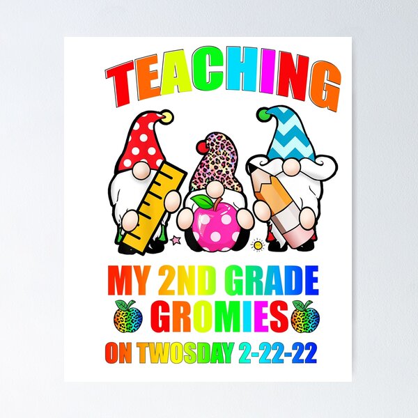 Item preview, Teaching 2nd Grade On Twosday 2-2-2022 Tuesday - Happy Twosday Tee Design Gift Idea For Teachers  designed and sold by Prince - Bestseller ★★★★★.