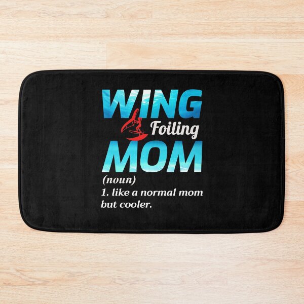 Item preview, Wing Foiling Hydrofoil Surfing Mom  designed and sold by CuteDesigns1.