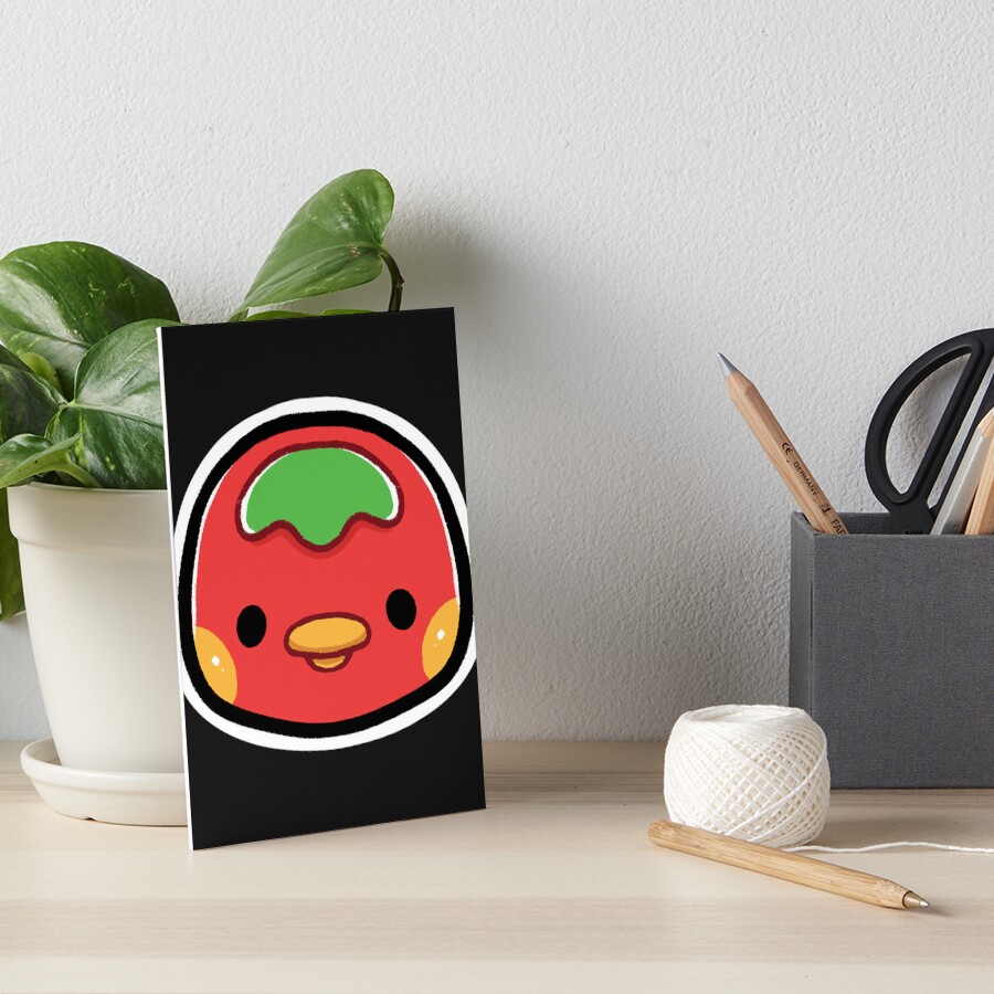 "ketchup the duck acnh Sticker" Art Board Print by KjellPeters Redbubble
