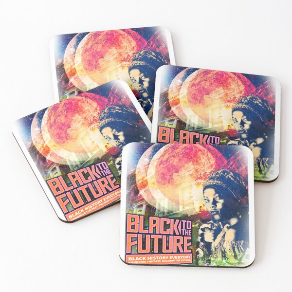 Item preview, Black To The Future: Orange Moon designed and sold by Nathan J Taylor Art.