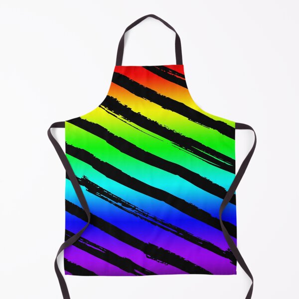 Item preview, Rainbow Stripes Print, Pride Print, Rainbow Paint Stripes, Rainbow Print designed and sold by PinHookPrincess.