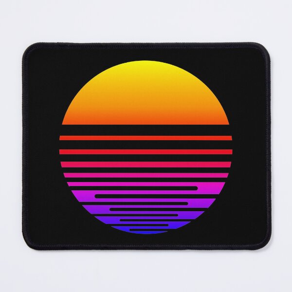 Item preview, Retro Vintage 80s Future Colorful Sunset Design designed and sold by 486DesignCo.