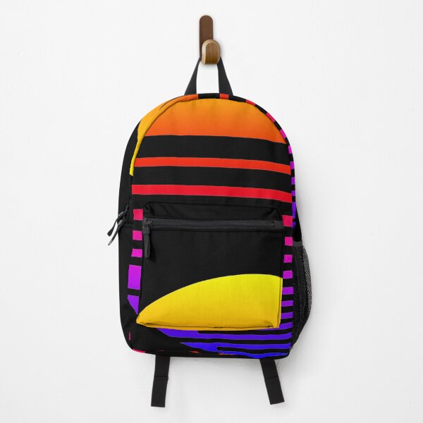 Item preview, Retro Vintage 80s Future Colorful Sunset Design designed and sold by 486DesignCo.