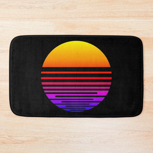 Item preview, Retro Vintage 80s Future Colorful Sunset Design designed and sold by 486DesignCo.