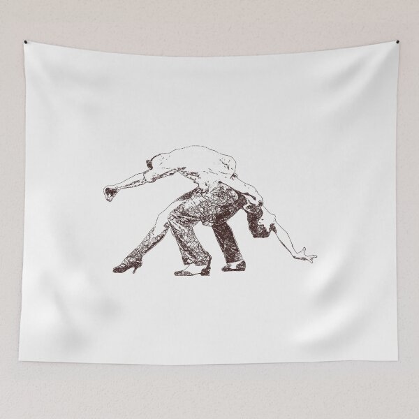 Item preview, Dance couple 7 - Brown ink designed and sold by WietskeWelten.