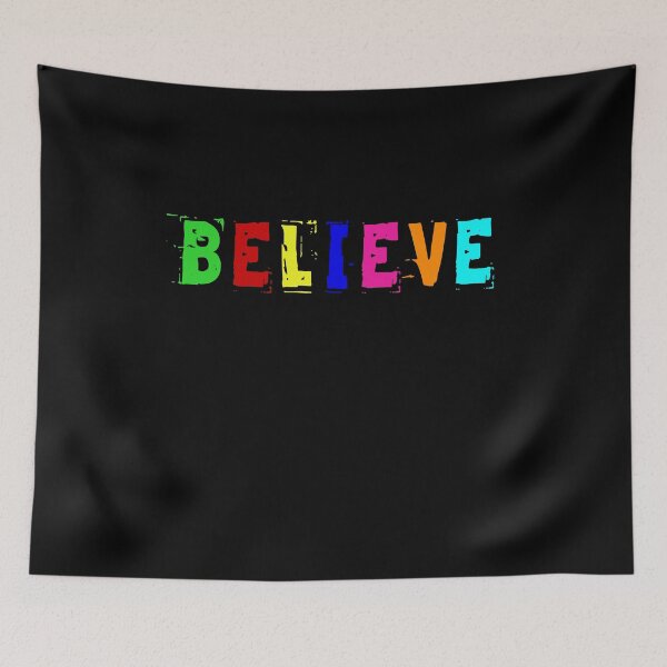 Item preview, BELIEVE - Inspirational Motivational Mindfulness Positivity Power Self Belief designed and sold by DontGoBroke.