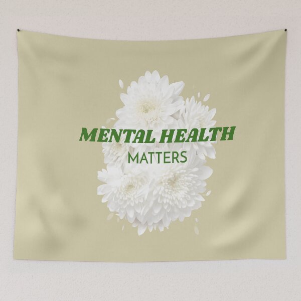 Item preview,    MUSHROOM MENTAL HEALTH MATTERS  designed and sold by DiscoVibes.