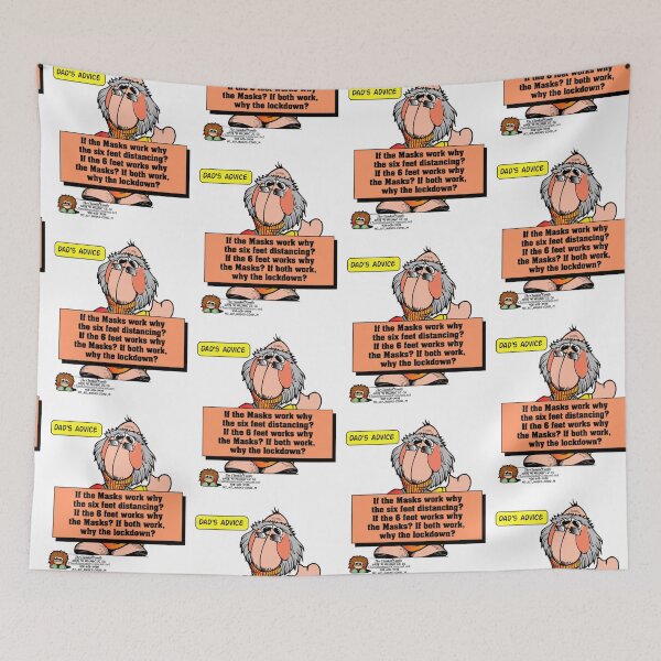 Item preview, Dads Advice - If the Masks Work Why The Six Feet Distancing? / Clamkin designed and sold by Bruce Ingrassia.