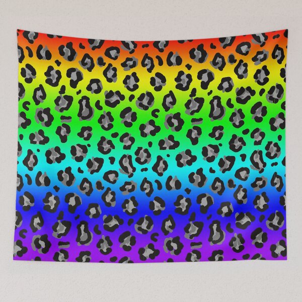 Item preview, Rainbow Leopard Print, Pride Print, Rainbow Animal Print, Rainbow Print designed and sold by PinHookPrincess.