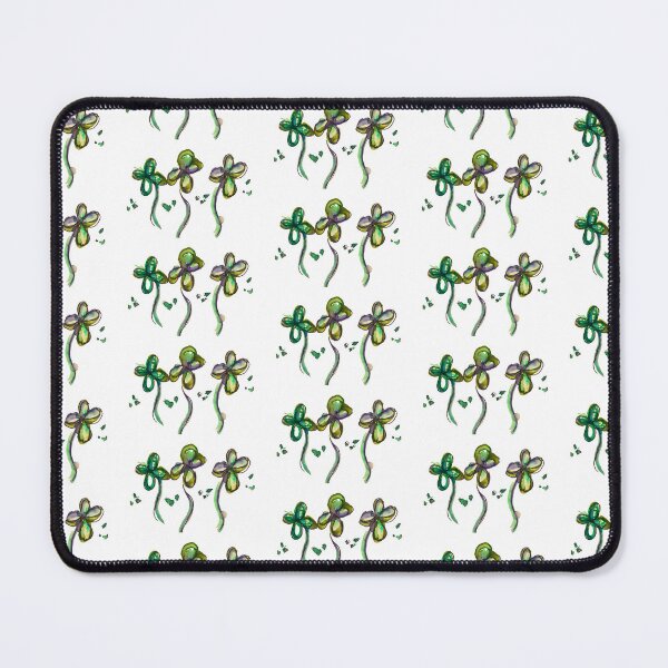 Item preview, Lucky Four Leaf Clovers - Watercolor Saint Patrick's Day Shamrock designed and sold by Fineartpaint.