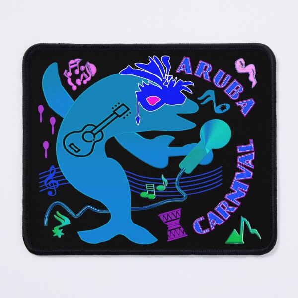 Item preview, HAPPY CARNIVAL WITH DOLPHINS IN ARUBA - ONE HAPPY ISLAND - TROPICAL PARADISE. designed and sold by Ralek.