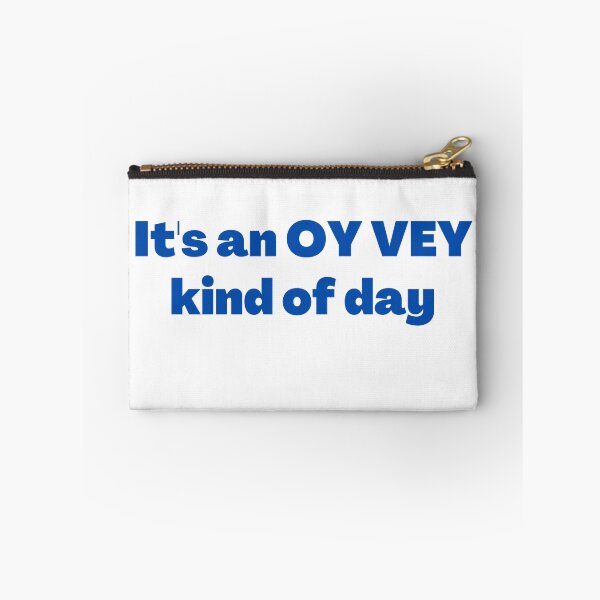 Item preview, Oy Vey Funny Yiddish Saying Blue designed and sold by NJGDesigns.