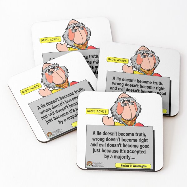 Item preview, Dads Advice - Clamkin Family - A lie.....Booker T. Washington Quote designed and sold by Bruce Ingrassia.