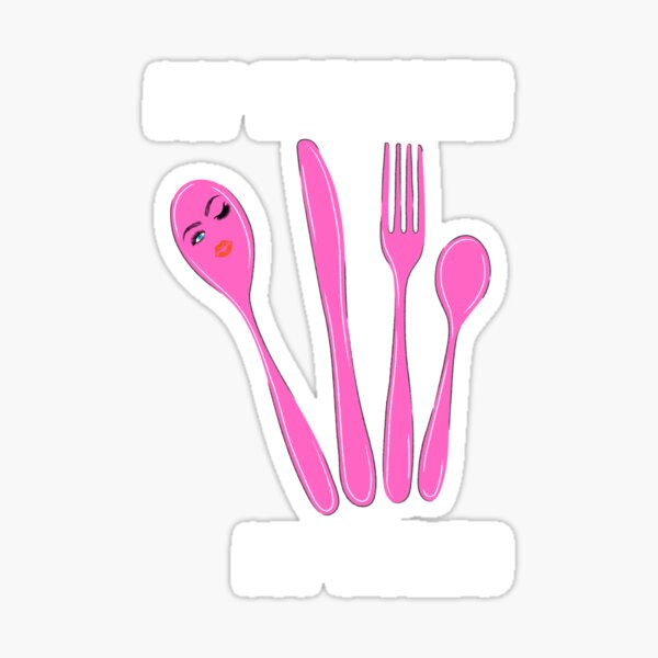 "Fork Spoon Knife What Color Is My Joke, for girl for mum classic T