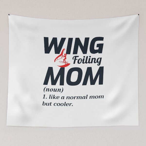 Item preview, Wing Foiling Hydrofoil Surfing Mom Mother designed and sold by CuteDesigns1.