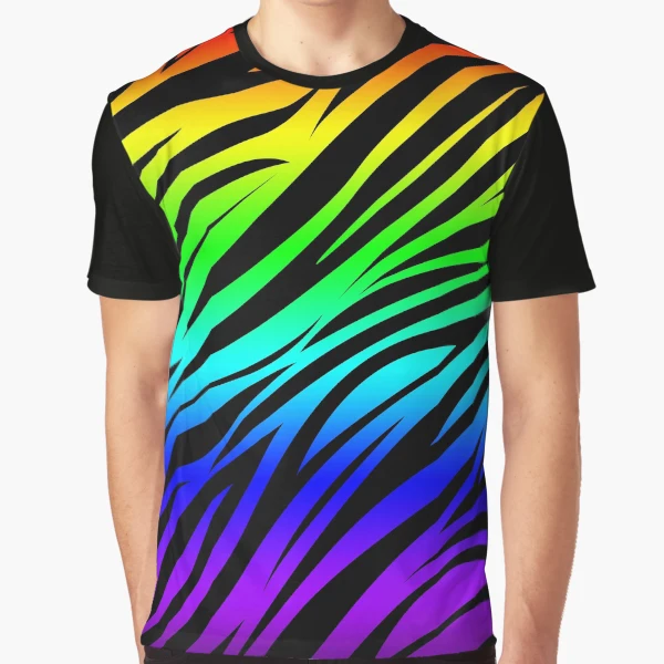 MARK & LONA RAINBOW PRINT PATCH T-SHIRTS