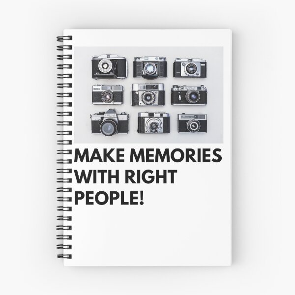 Item preview, make memories with right people designed and sold by Wordoncloth.