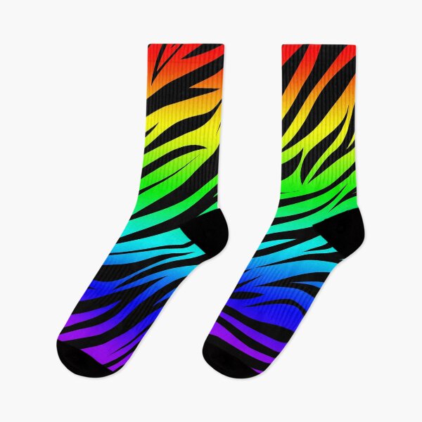 Item preview, Rainbow Zebra Print, Pride Print, Rainbow Print, Multicolored Print designed and sold by PinHookPrincess.