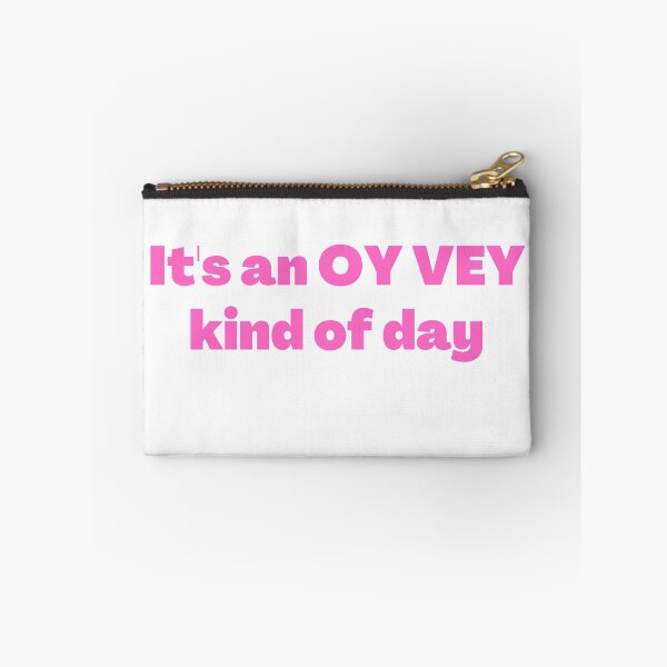 Item preview, Oy Vey Funny Yiddish Saying Pink designed and sold by NJGDesigns.