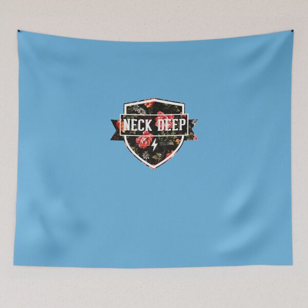 Item preview, Neck Deep Floral Logo Classic T-Shirt designed and sold by NuluferArslan.