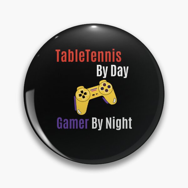 Artikelvorschau, Tischtennis bei Tag Gamer bei Nacht Gaming Geek Geschenk entworfen und verkauft von Africrafts.