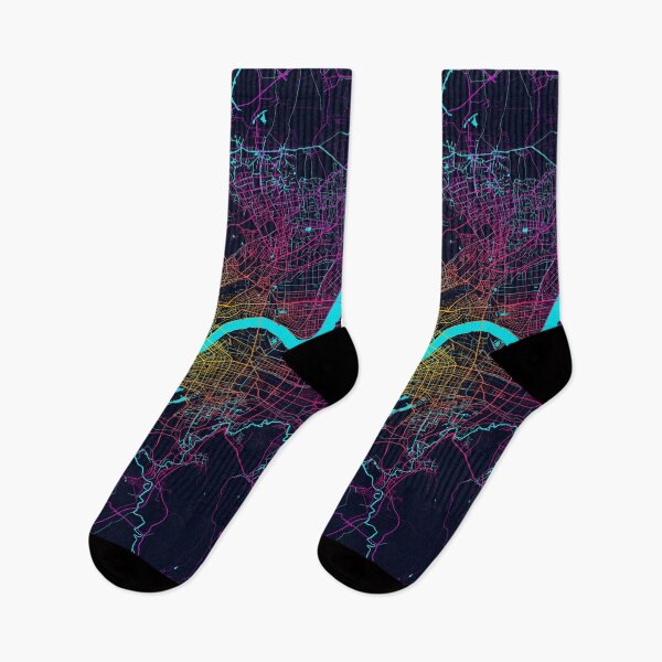 Item preview, Hangzhou City Map of Zhejiang, China - Neon designed and sold by deMAP.