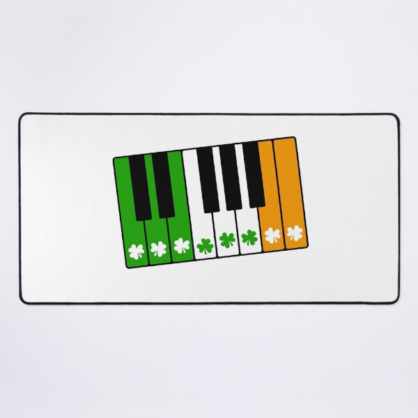 Item preview, St. Patrick's Day Piano Player Pianist Irish Flag designed and sold by doodlerob.