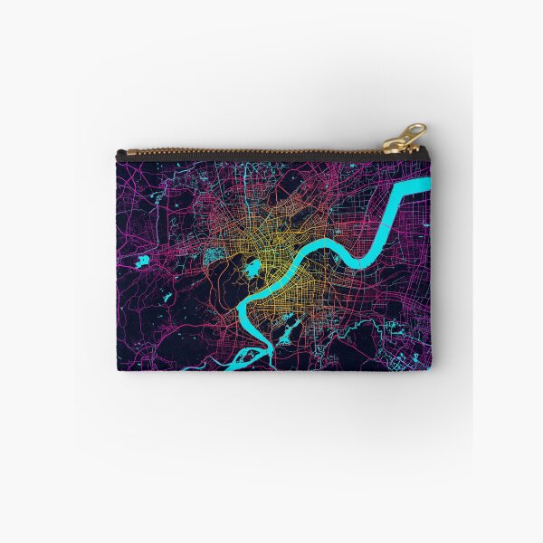 Item preview, Hangzhou City Map of Zhejiang, China - Neon designed and sold by deMAP.