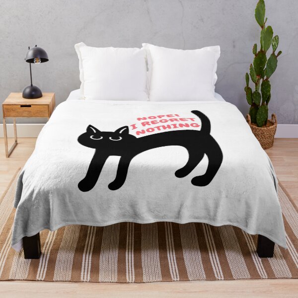 Item preview, Nope I Regret Nothing - cat has no regret  designed and sold by MOONINSPIRATION.